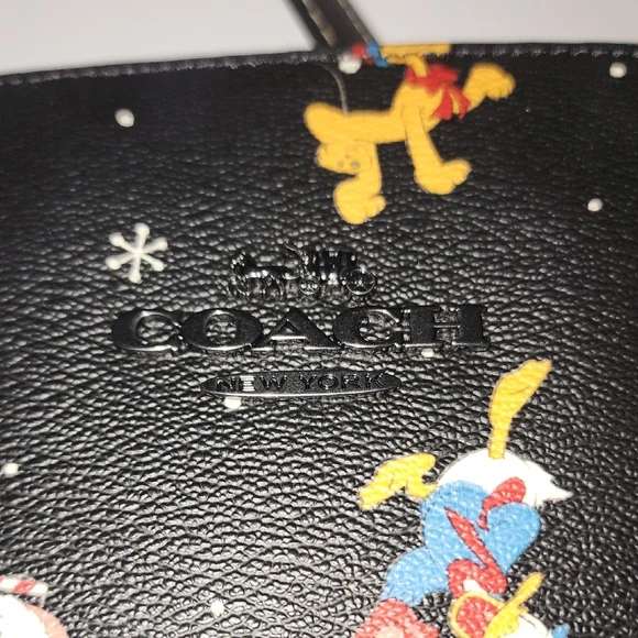 Coach Disney X Gallery Tote Bag  and Wallet Set with Holiday Disney Characters - Picture 11 of 16